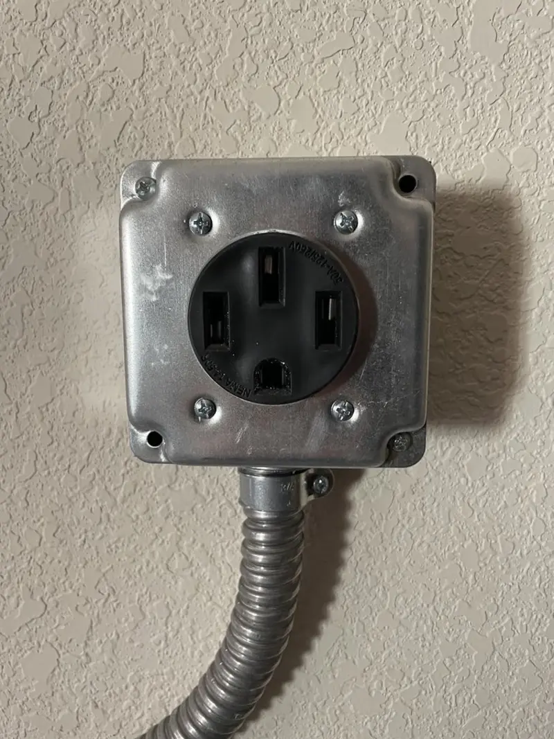 NEMA 14-50 outlet installed for Smart Home Electrical in Dickson